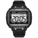 Super Easy to Read Scratch Proof Case 5ATM Water Resistant Digital Watch for Outdoor Sport