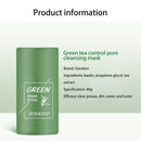 Green Tea Mask Solid Face Mask Stick Oil Control Moisturizing Cleaning Mask Acne Treatment Blackhead Remove Pores Purifying
