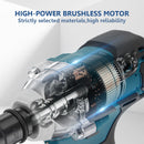 Brushless Cordless Electric Impact Wrench 18V Rechargeable Wrench Power Tool Compatible with Makita Battery Electric wrench
