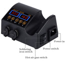 2 in 1 750W Soldering station LCD Digital display welding rework station for cell-phone BGA SMD PCB IC Repair solder tools 8898