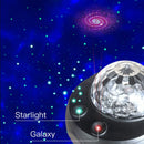 LED Starry Sky Projector Night Light Galaxy Star Projector Ocean Wave Night Lamp With Music Bluetooth Speaker For Childrens