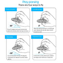 FLYNOVA Flying Spinner Boomerang Magic Mini UFO Drone Flyorb Fidget Toys Original Product