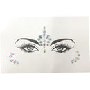 3D Sexy face tattoo stickers Temporary tattoos glitter fake tattoo rhinestones for woman Party face Jewels tatoo