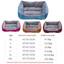 Dog Bed Fleece Pet Winter Warm Mat Kennel Cotton Mat Dog Thicken mattress Puppy Soft Pet cushion Waterproof Bottom Cozy sofa Bed