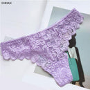 Women Sexy Lace Panties G String Transparent Underwear Hollow Out Panties Mesh Thongs Sex Low Waist Seamless Briefs Lingerie