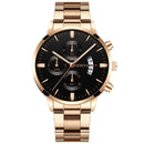 reloj hombre Fashion Men Stainless Steel Watch Luxury Calendar Quartz Wrist Watch Business Watches for Man Clock montre homme