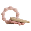 1pc Baby Teether Silicone Bracelet BPA Free Cute Animal Silicone Pendant Wood Ring Teething Rattle for Baby Accessories Toys