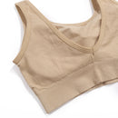 Women Tank Tops Streetwear Push Up Cropped Top for Female Lounge Solid Color Casual Sexy Lingerie Wirefree Camisole Fashion Girl