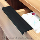 Home Furniture Cabinet Drawer Handle Knobs Steel Wardrobe Door Hidden Handles Simple Style
