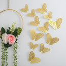 12pcs Suncatcher Sticker 3D Effect Crystal Butterflies Wall Sticker Beautiful Butterfly for Kids Room Wall Decal Home Decoration
