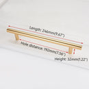 Modern Cabinet Shoe Rack Pull Simple Style Furniture Bedroom Closet Drawer Handle Aluminum Alloy, Gold Locker Wine Cabinet Knob