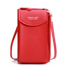 Fashion Cellphone Shoulder Bag Women PU Leather Crossbody Bag 2022 New Handbag Card Holder Messenger Bag Flap Wallet
