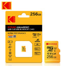 Original Kodak Micro SD Card 128GB Class10 Memory Card 64GB Microsd Flash Drive Card 256GB 32GB V30 U3 cartao de memoria