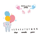 Baby Milestone Background Photo Blanket Infant Photography Backdrop Cloth Kids Photographic Calendar Photo Props Accessories