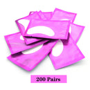 200/400Pairs Hydrogel Patches Eyelash Extension Patch Eyelashes Patch Lash Extension Supplies Under Eye Patches Eye Pads Patch