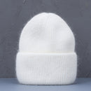 Hot Selling Winter Hat Real Rabbit Fur Winter Hats For Women Fashion Warm Beanie Hats Women Solid Adult Cover Head Cap