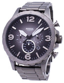 Fossil Nate Chronograph Smoke Grey Dial JR1437 Men's Watch