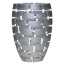 Decorative Vases - Sparkling Silver Wall Vase 12"