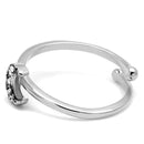 Best Engagement Rings LO4045 Rhodium Brass Ring with Top Grade Crystal