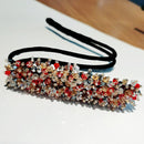 MISANANRYNE Flower Wedding Bridal Rhinestone Head Artifact Flower Hair Bud Tied Half Ball Pins Clips Women Hair Accessory