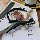 MISANANRYNE Flower Wedding Bridal Rhinestone Head Artifact Flower Hair Bud Tied Half Ball Pins Clips Women Hair Accessory