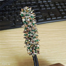 MISANANRYNE Flower Wedding Bridal Rhinestone Head Artifact Flower Hair Bud Tied Half Ball Pins Clips Women Hair Accessory