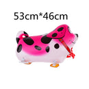 Mixed Walking Helium Balloon Cute Cat Dog Pet Dinosaur Birthday Party Baby Shower Decoration Children Toy