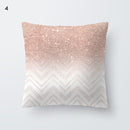 Nordic Style Geometric Printed Cushion Cover Polyester Throw Pillow Cases for Sofa Car Black Home Decorative Pillowcase 45*45cm