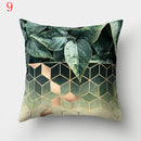 Nordic Style Geometric Printed Cushion Cover Polyester Throw Pillow Cases for Sofa Car Black Home Decorative Pillowcase 45*45cm