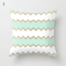 Nordic Style Geometric Printed Cushion Cover Polyester Throw Pillow Cases for Sofa Car Black Home Decorative Pillowcase 45*45cm