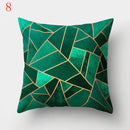 Nordic Style Geometric Printed Cushion Cover Polyester Throw Pillow Cases for Sofa Car Black Home Decorative Pillowcase 45*45cm