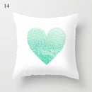 Nordic Style Geometric Printed Cushion Cover Polyester Throw Pillow Cases for Sofa Car Black Home Decorative Pillowcase 45*45cm