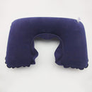 Portable Inflatable U Shape Neck Comfortable Pillow Office Air Cushion Airplane Driving Nap Support Head Rest Travel Pillow