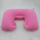 Portable Inflatable U Shape Neck Comfortable Pillow Office Air Cushion Airplane Driving Nap Support Head Rest Travel Pillow