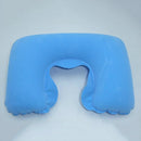 Portable Inflatable U Shape Neck Comfortable Pillow Office Air Cushion Airplane Driving Nap Support Head Rest Travel Pillow
