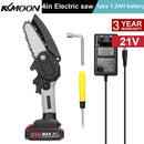 Portable Electric Pruning Saw Rechargeable Small Electric Saws Woodworking One-handed Electric Saw Garden Logging Mini Chain Saw