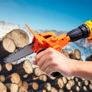 Portable Conversion Head Kits Electric Drill to Electric Chain Saw Adapter Attachment Woodworking Pruning Tools for Garden