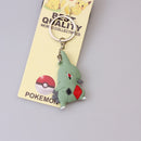 Pokemon Anime Marowak Abra Gengar Ponyta Porygon Alloy Silicone Keychain Accessories Pendant Bag Key Ring Pendant Birthday Gifts