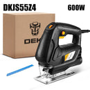 DEKO 220V JigSaw for Home DIY 3000rpm Variable Speed Electric Saw with Piece Blades Accessories 600W/750W/1000W Power Tool