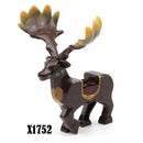 MOC City Animal Building Block Figures Goat Sheep Dog Lion Panda Cheetah Parrot DIY Farm Street View Accessories Bricks Toy Gift