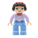 Big Size Action Figures City Princess Policemen Family Building Block Doll Character Accessory Toys Assembly Children Kids Gift