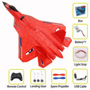 Rc Plane SU 57 Radio Controlled Airplane with Light Fixed Wing Hand Throwing Foam Electric Remote Control Plane toys for kids