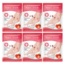 PUTIMI 6packs Exfoliating Foot Mask Feet Peeling Mask Spa Socks Smooth Dead Skin Remover Moisturizing Whitening Foot Mask