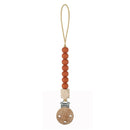 Pacifier Clips Chain Silicone Beads BPA Free DIY Dummy Clip Holder Soother Chains Baby Teething Toys Chew Gifts