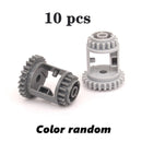 MOC Gear Series Gear Rotating Platform Gear Rack and Gear Differential High-tech Parts Small Particles Building Blocks Toys