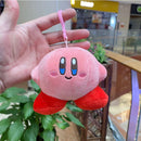 Fashion Star Kirby Plush Toys Keychain Chilkdren Toy Cute Pink Kirby Keychain Car Pendant Key Chain Woemen Keychains Toys Gifts