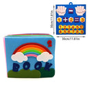 Washable Montessori Toddlers Busy Board 3D Baby Story Cloth Book Early Learning Education Habits Knowledge Develop Dropshipping