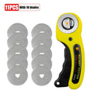 LeatherCraft 45mm Rotary Cutter Leather Cutting Tool Patchwork Sewing Quilting Fabric Cutter Circular Blade DIY For Leather Tool