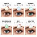 2pcs Yearly Contact Lenses Colored Contacts Beautiful Pupil Natural Contact Lenses for Eyes Color Yearly Cosmetic Contact Lens