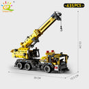 HUIQIBAO Engineering Truck Tech Building Block City Construction Toy For Children Boy Adults Excavator Bulldozer Crane Car Brick